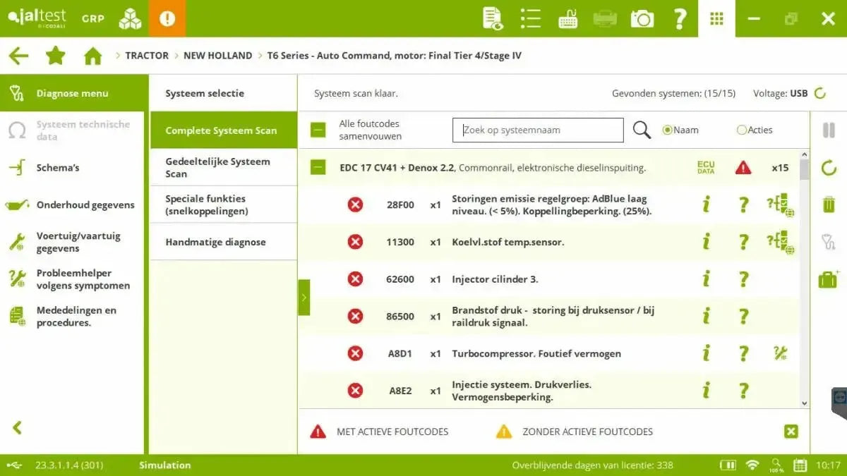 Jaltest AGV (Rolniczy) Tester diagnostyczny