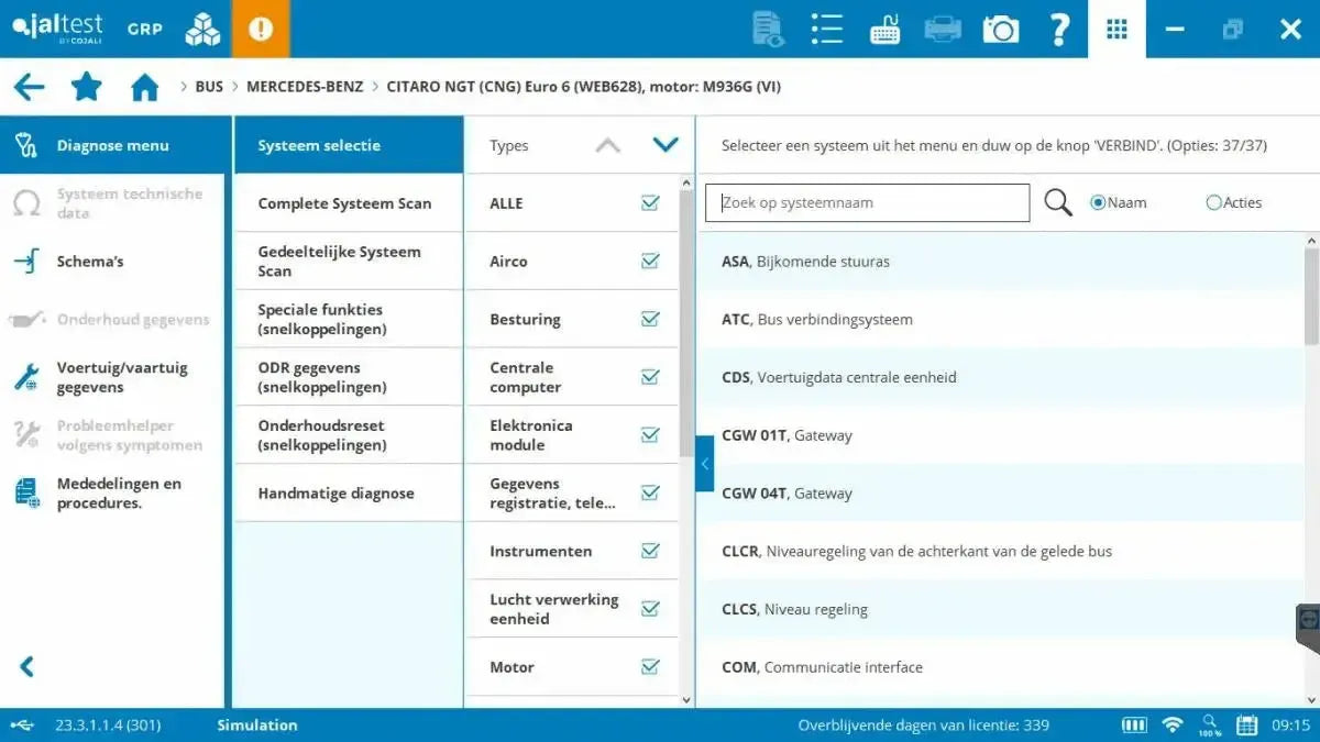 Jaltest Autobus Tester diagnostyczny