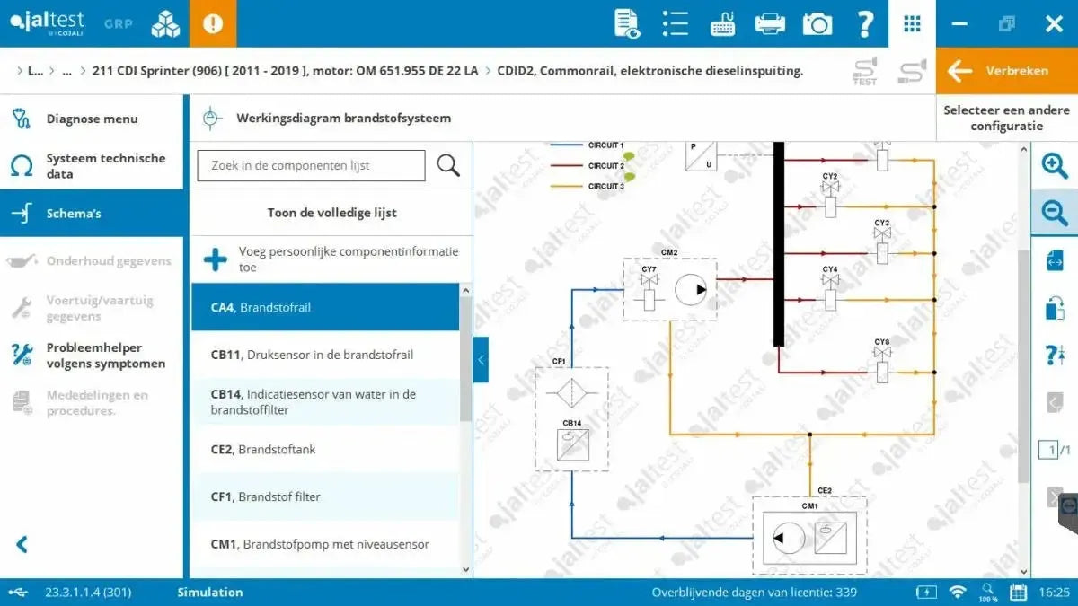 Jaltest LCV (Lekki pojazd użytkowy) Tester diagnostyczny