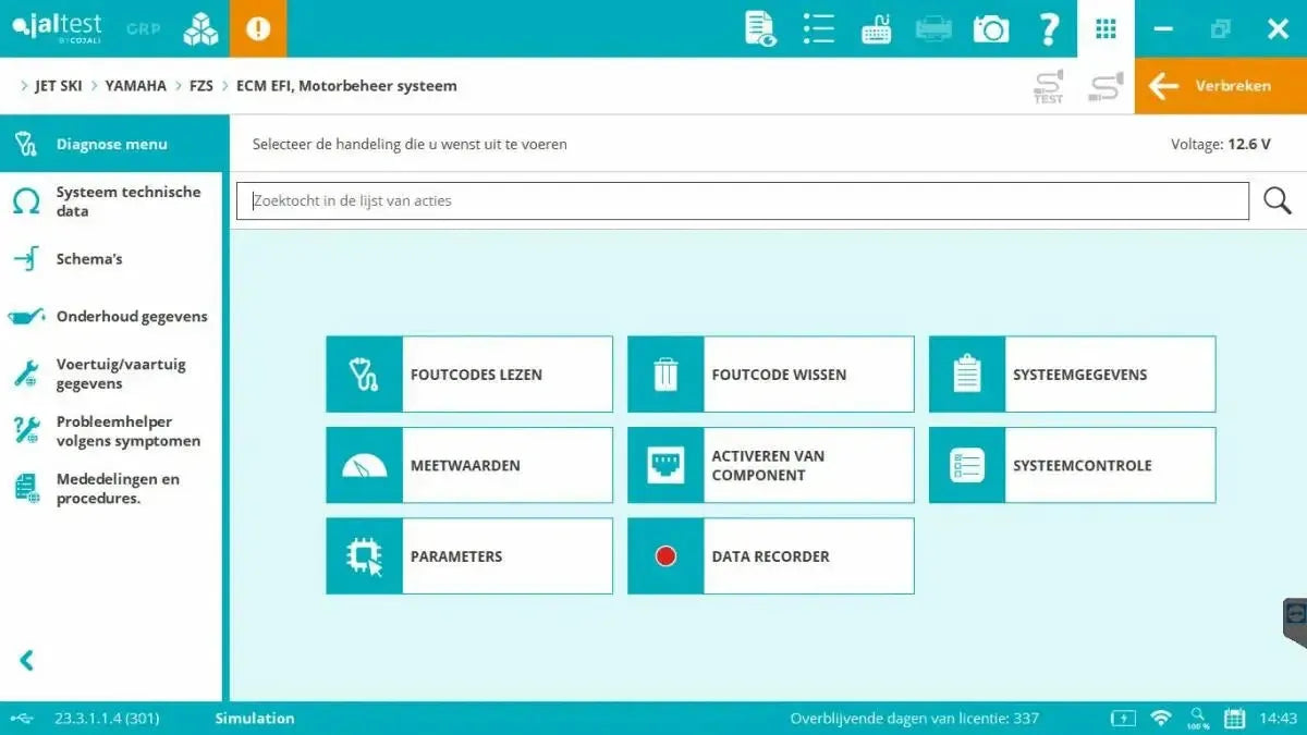 Jaltest Marine (Full) Tester diagnostyczny