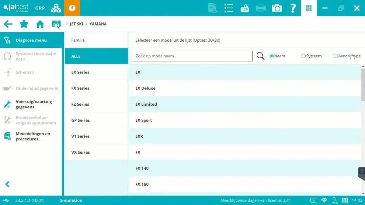 Jaltest Marine (Full) Tester diagnostyczny