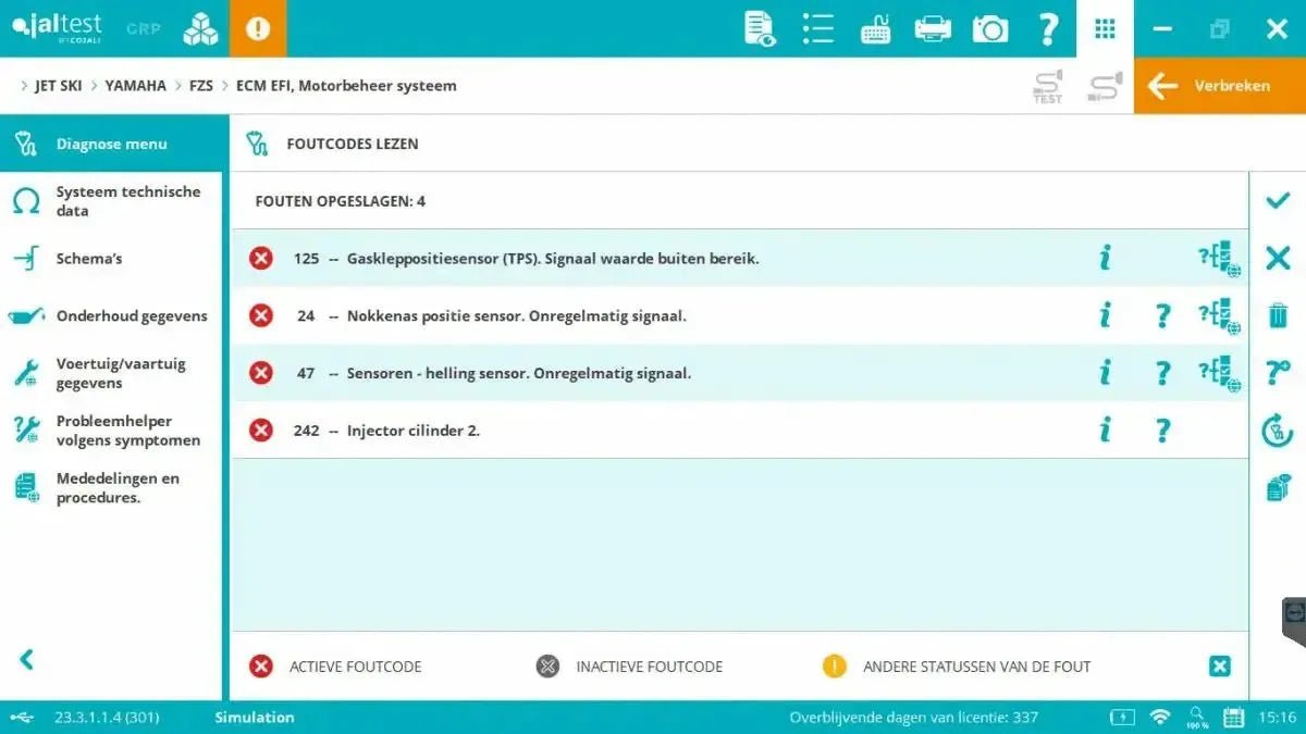 Jaltest Marine (Full) Tester diagnostyczny