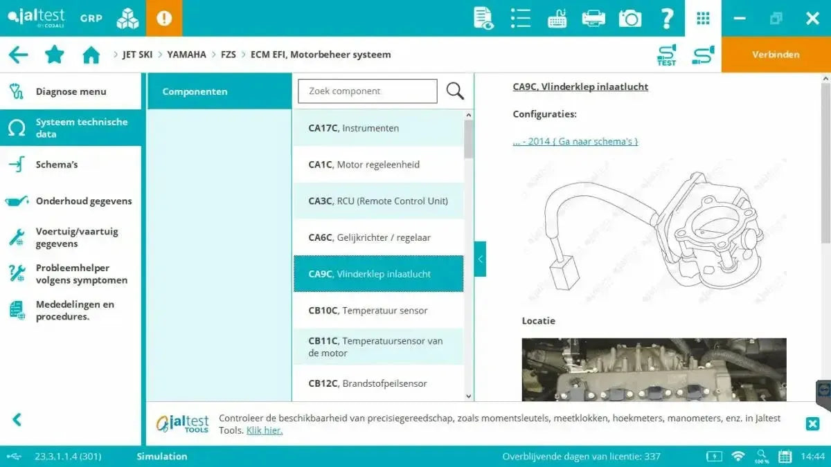 Jaltest Marine (Jetski) Tester diagnostyczny