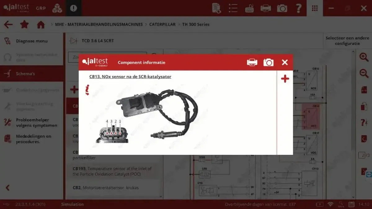 Jaltest MHE (Material Handling Equipment) Tester diagnostyczny