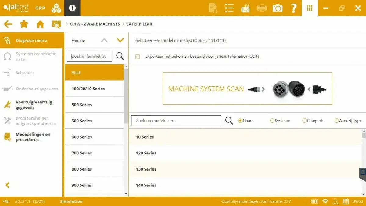 Jaltest OHW (Off-Highway) Tester diagnostyczny