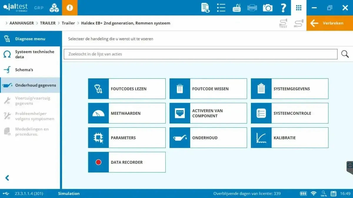 Jaltest Przyczepa Tester diagnostyczny