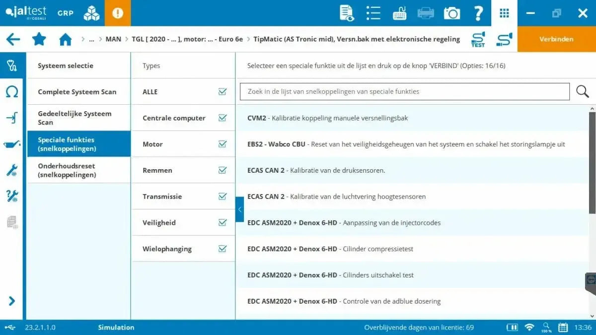 Jaltest Ciężarówka Tester diagnostyczny
