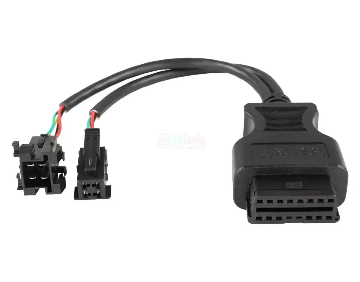 Jaltest (JDC304A) | Wabco ATC/MTS 4+4-pinowy OBD - 16-pinowy OBD2 Kabel adapter | Autobus