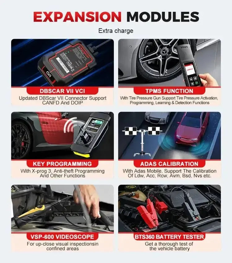 Launch X-431 Pro3 Apex | Tester diagnostyczny | Samochód