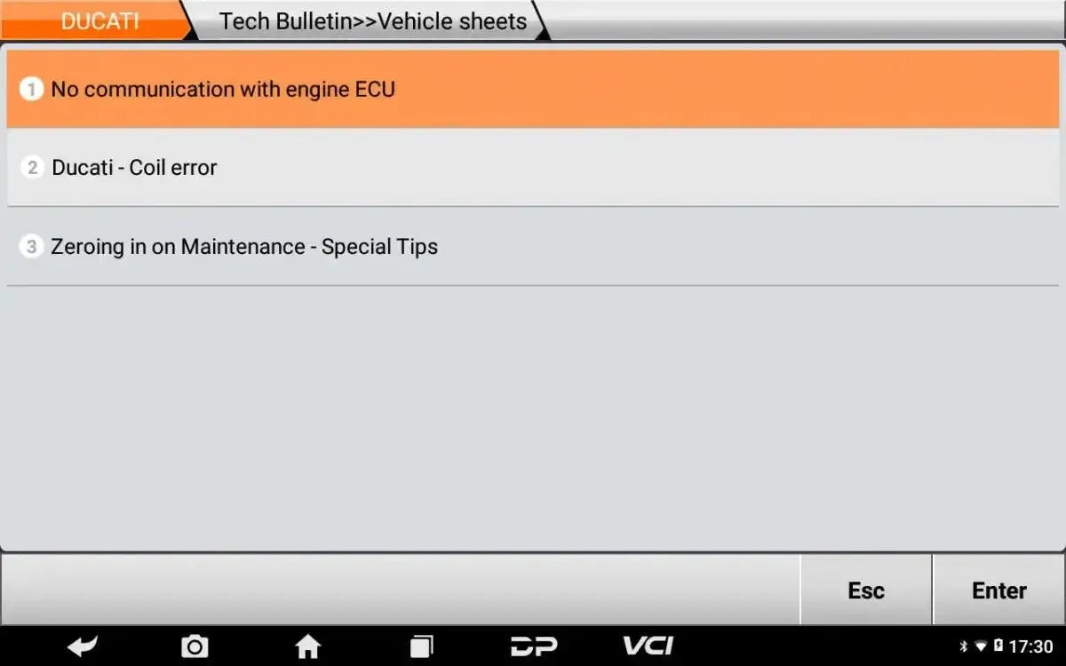OBDSTAR IScan Ducati | Tester diagnostyczny | Motocykl