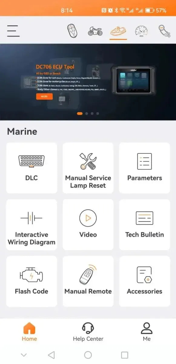 OBDSTAR IScan Honda (Marine) | Tester diagnostyczny | Łódź motorowa