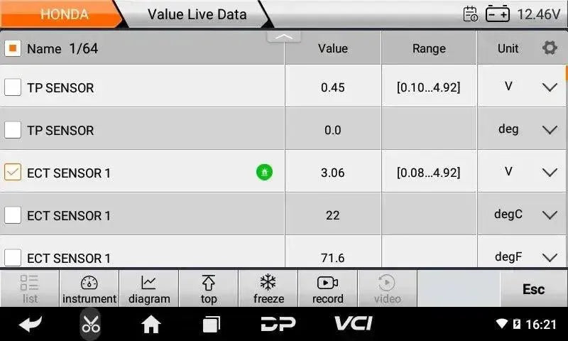 OBDSTAR IScan Honda (Marine) | Tester diagnostyczny | Łódź motorowa