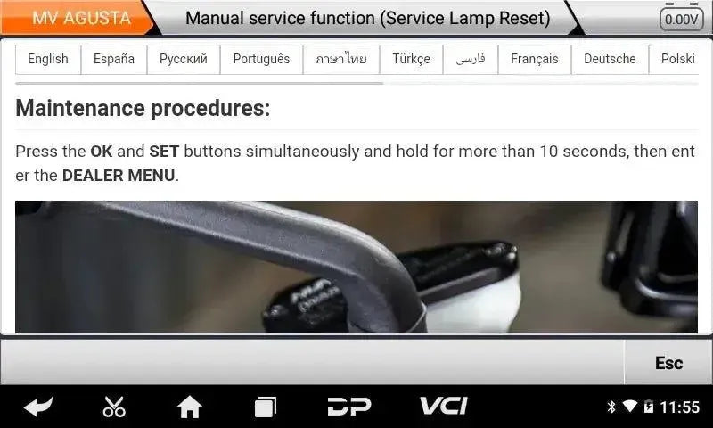 OBDSTAR IScan MV Agusta | Tester diagnostyczny | Motocykl