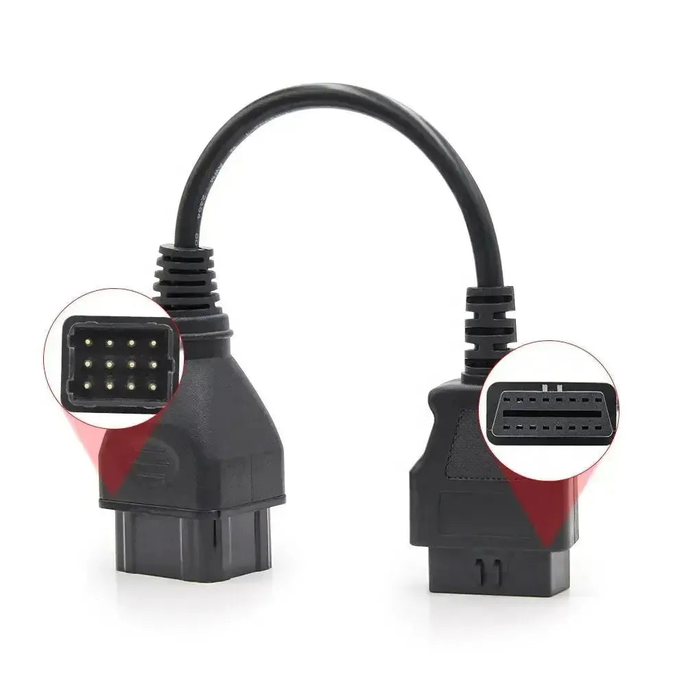 Renault 12-pins OBD1 – 16-pins OBD2 Kabel adapter | Ciężarówka