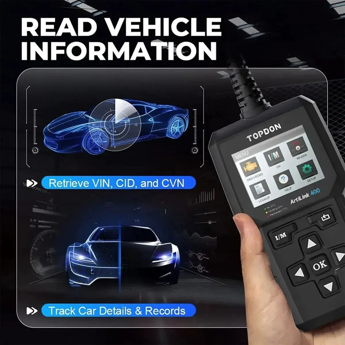 Topdon ArtiLink AL400 | Czytnik kodów błędów | Samochód