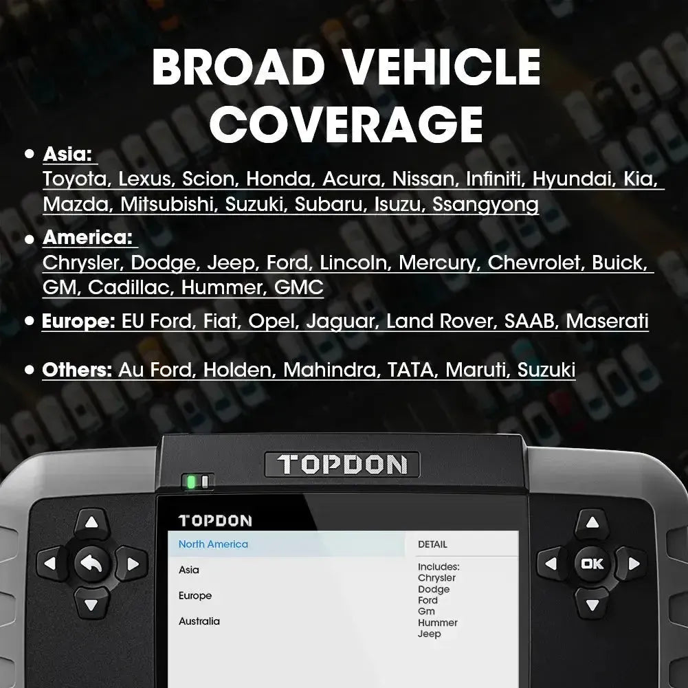 Topdon T-Ninja 1000 | Programator kluczy | Samochód