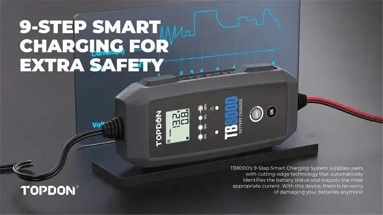 Topdon TB8000 | Prostownik podtrzymujący