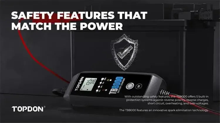 Topdon TB8000 | Prostownik podtrzymujący