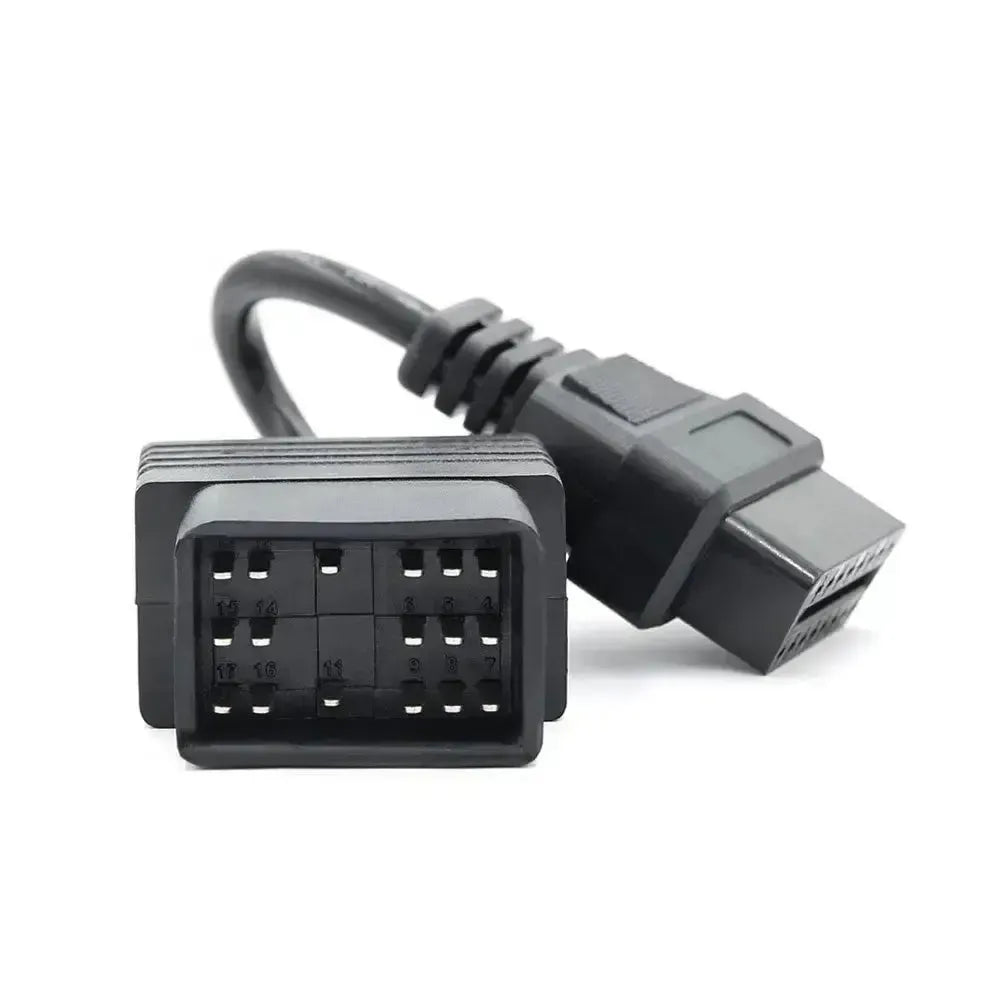 Toyota 17-pins OBD1 – 16-pins OBD2 Kabel adapter | Personenauto
