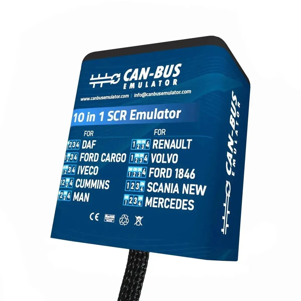 Uniwersalny emulator 10w1 AdBlue (SCR) Euro 5 Ciężarówka