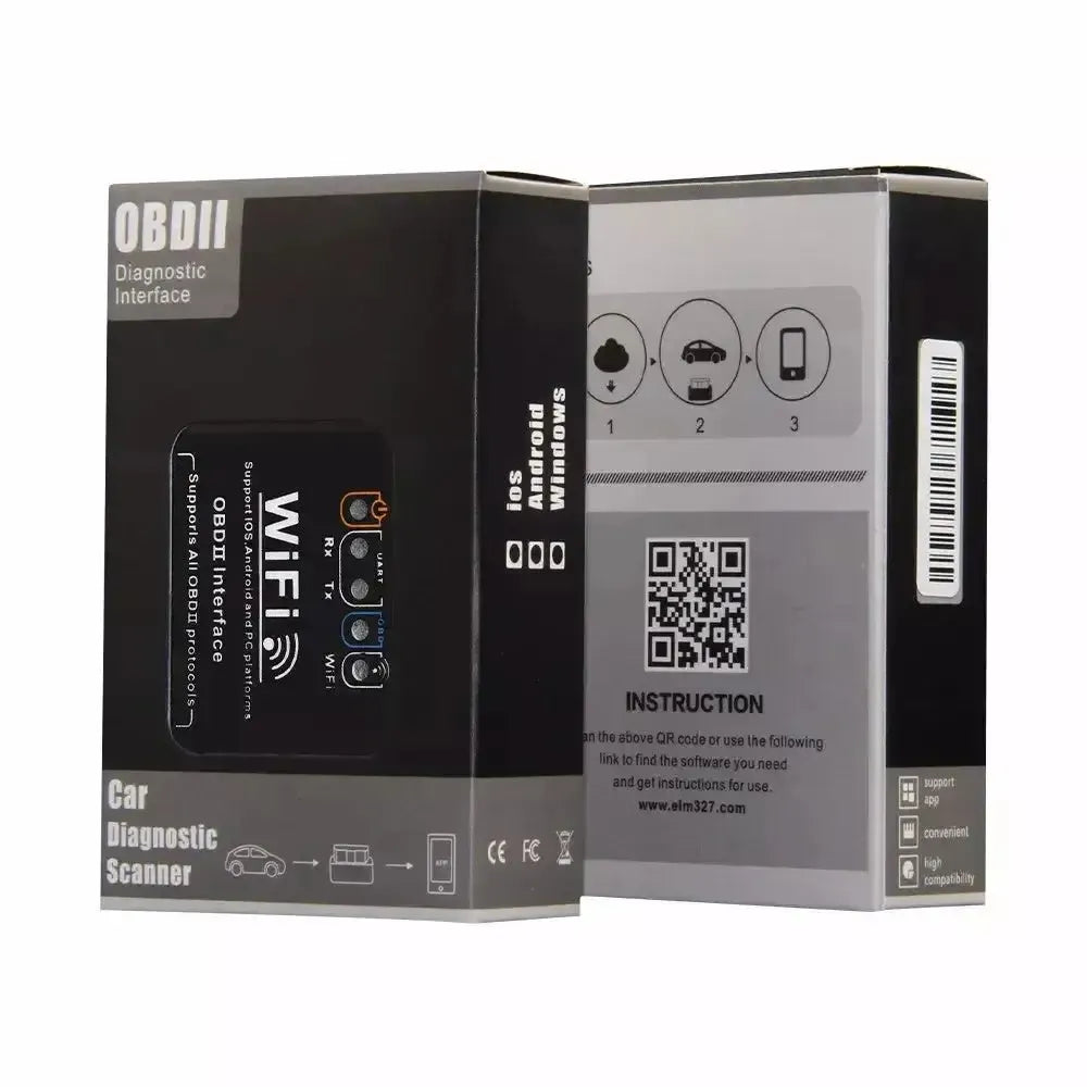 Uniwersalny interfejs ELM327 WiFi z wskaźnikiem