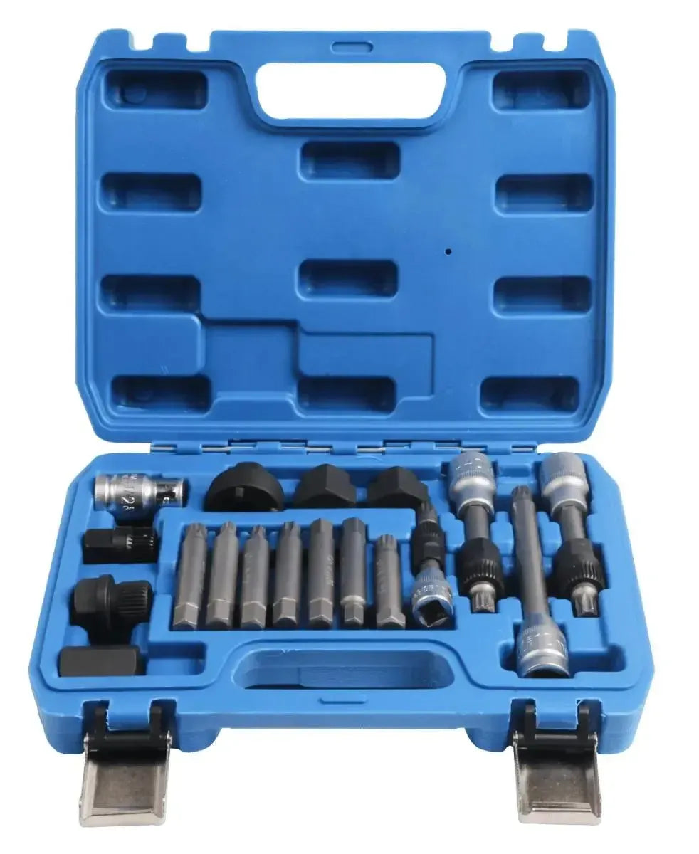 VT01318 Zestaw dynamo/wolnobiegu 18-częściowy