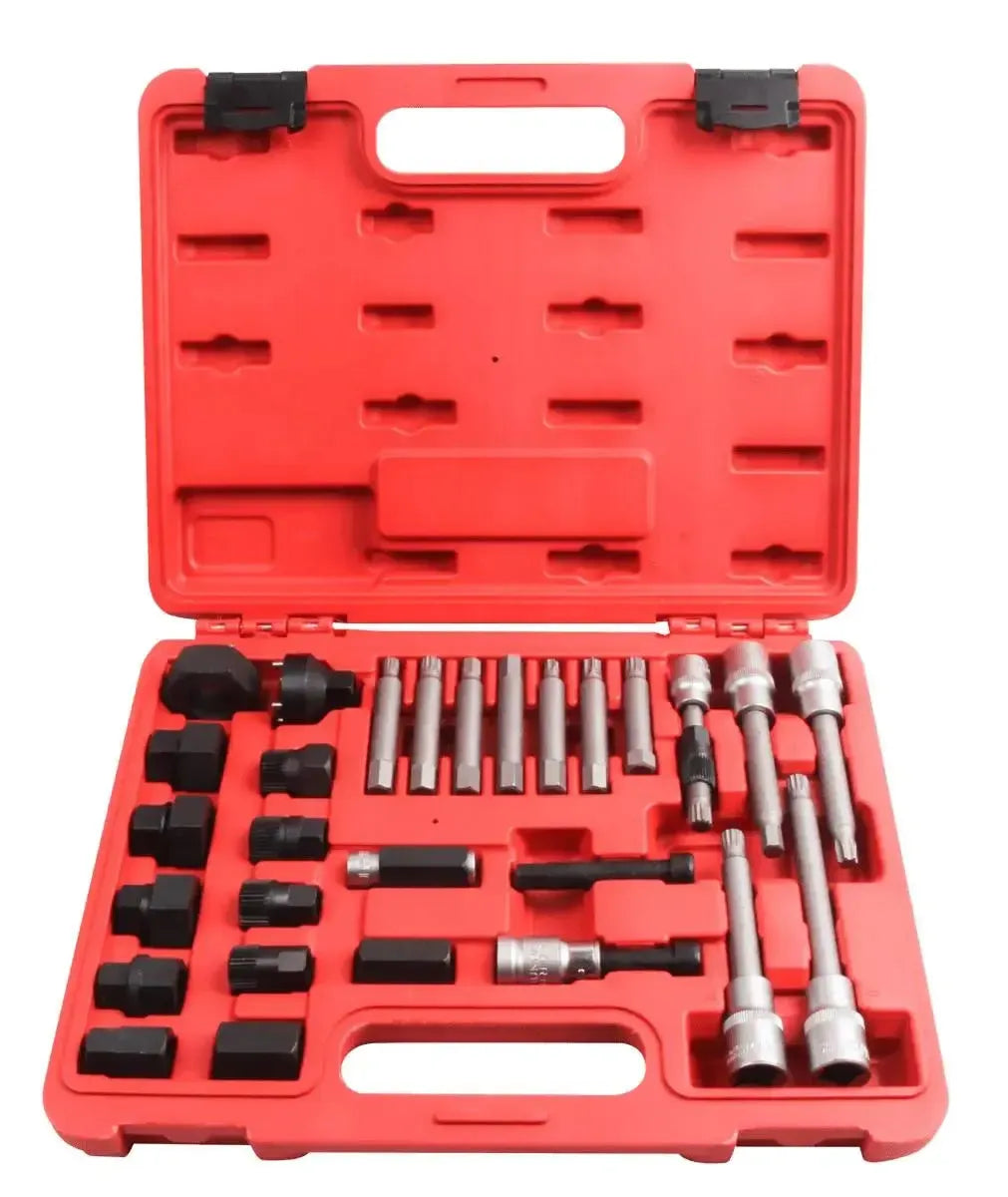 VT01753 Zestaw dynamo/wolnobiegu 30-częściowy