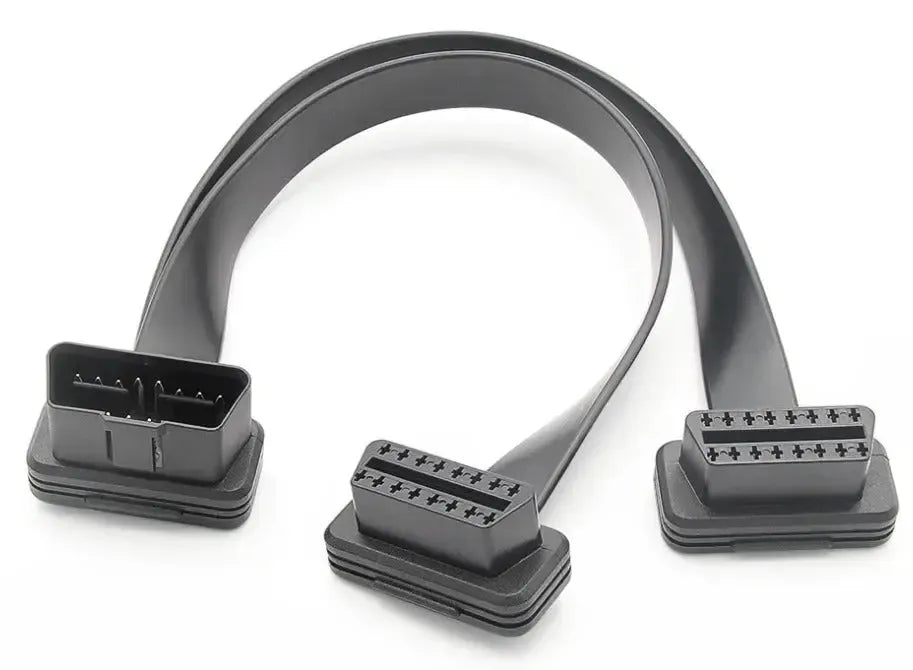 16-pinowa płytka OBD2 kabel przedłużający i rozdzielający 2-częściowy (30 cm) | Interfejs