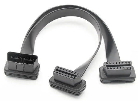 16-pinowa płytka OBD2 kabel przedłużający i rozdzielający 2-częściowy (30 cm) | Interfejs