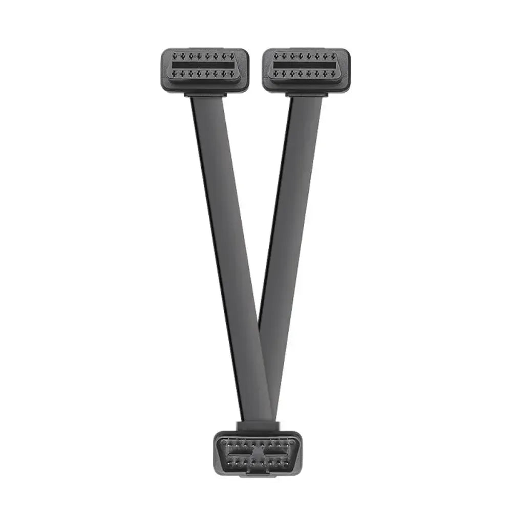 16-pinowa płytka OBD2 kabel przedłużający i rozdzielający 2-częściowy (30 cm) | Interfejs