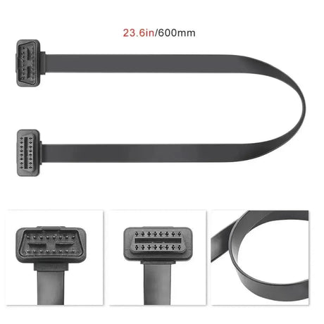 16-pinowy płaski kabel przedłużający OBD2 (60 cm) | Interfejs