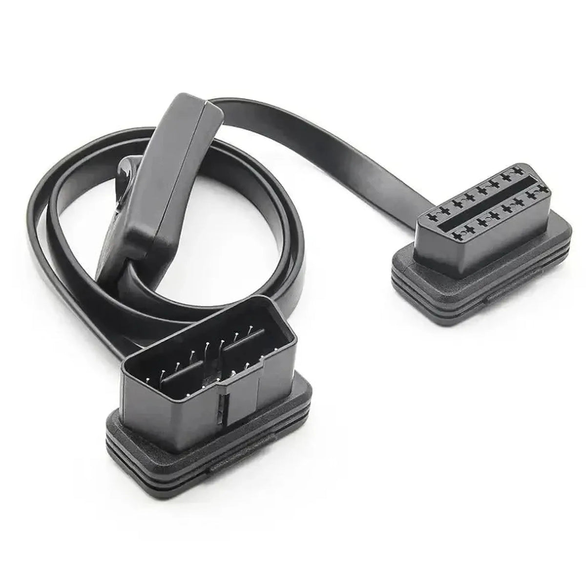 16-pinowy płaski kabel przedłużający OBD2 z przełącznikiem (60 cm) | Interfejs