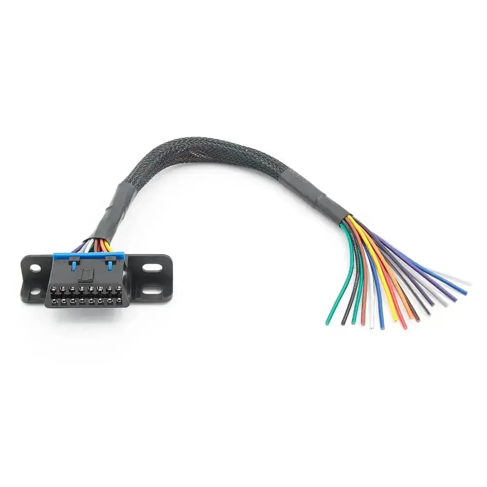 Uniwersalny 16-pinowy port OBD2 (gniazdo żeńskie) – 30 cm otwarte kable końcowe
