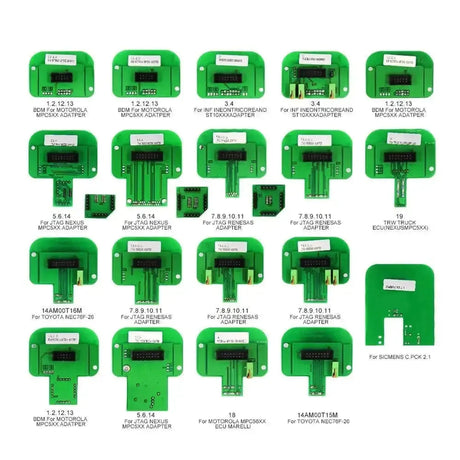 Zestaw adapterów (22-części) do programowania ECU | Akcesoria