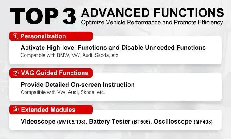 Autel MaxiCom MK906 Pro-TS | Tester diagnostyczny | Samochód