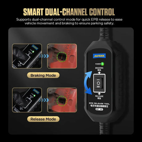 Autool BT10 | Elektroniczne narzędzie do odblokowywania hamulca postojowego