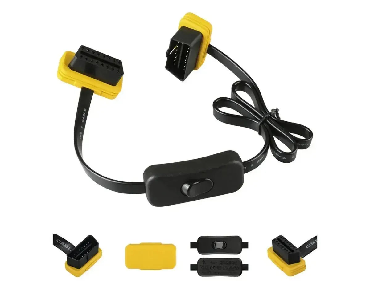 Autool (MOC259) | 16-pinowa przedłużka OBD2 z przełącznikiem (60 cm) | Interfejs