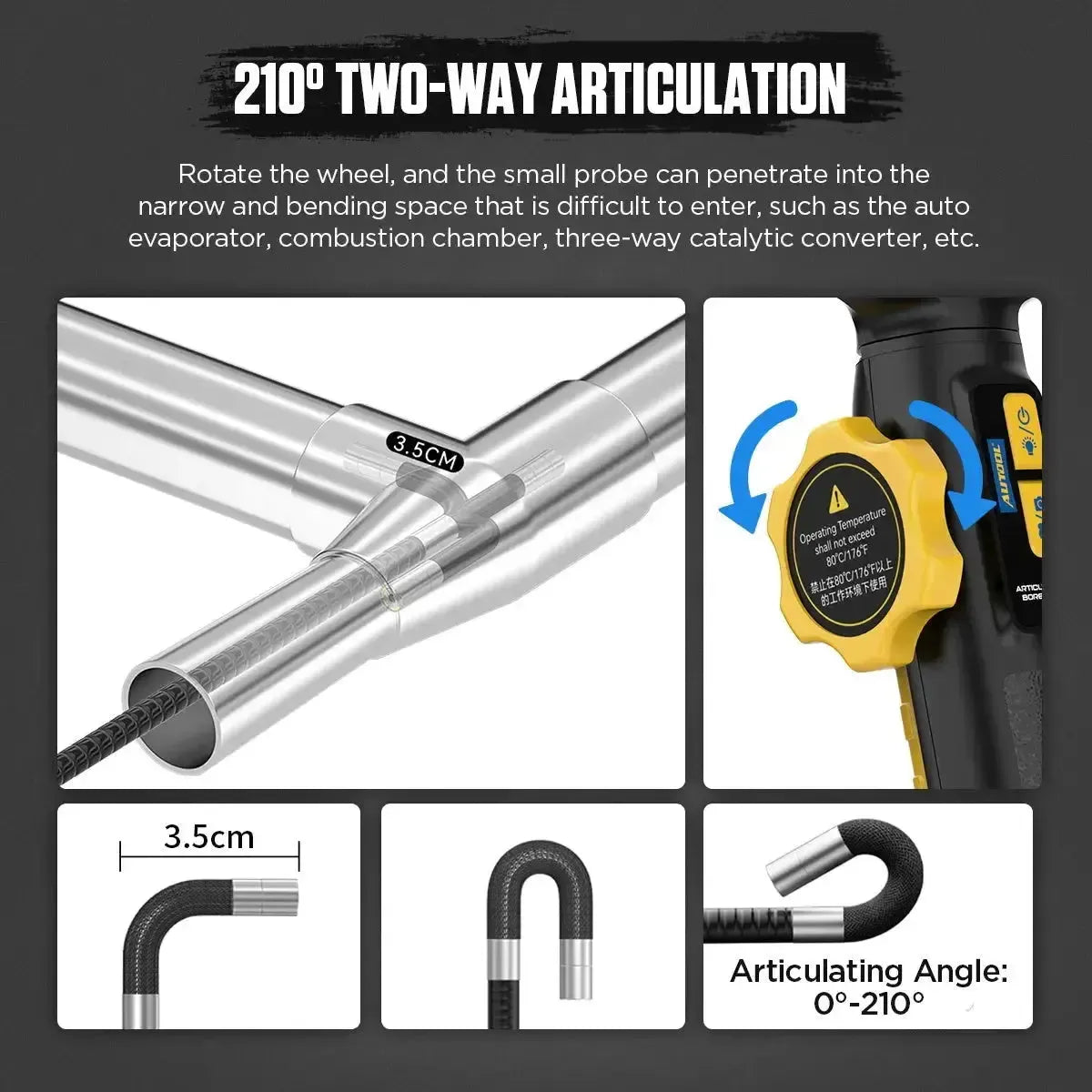 Autool SVB305 | Kamera inspekcyjna (6.35 mm)