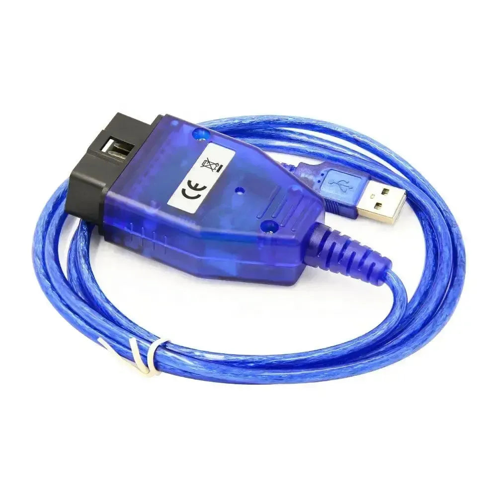 BMW K+DCAN OBD2 - USB przełącznik interfejsowy kabel niebieski