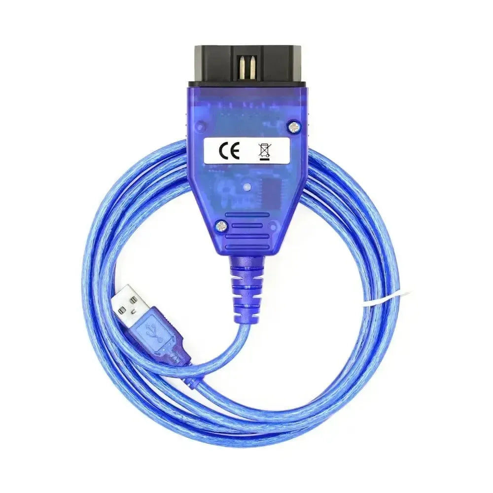 BMW K+DCAN OBD2 - USB przełącznik interfejsowy kabel niebieski