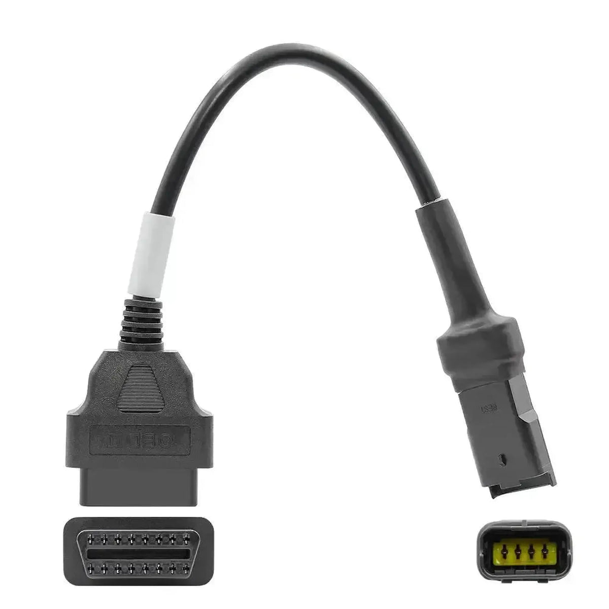 Przewód przejściowy Ducati 4-pin OBD – 16-pin OBD2 | Motocykl