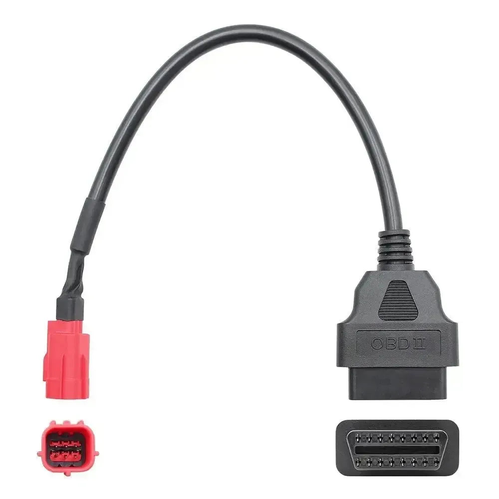 Euro-V 6-pin OBD – 16-pin OBD2 Kabel adapter | Motocykl