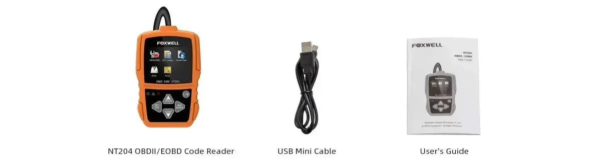 Foxwell NT204 | Foutcodelezer | Samochód