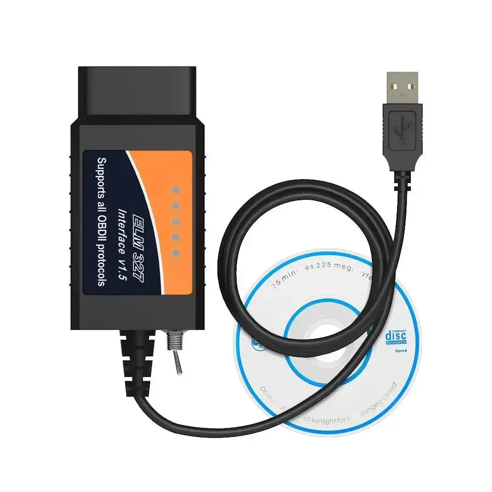 Uniwersalny (CHT340) przełącznik HS/MS-CAN | kabel interfejsu ELM327 (USB)