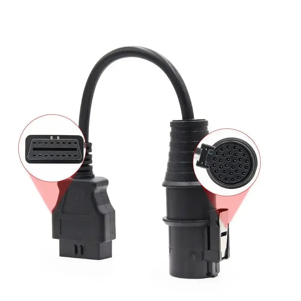 Kabel przejściowy Iveco 30-pinowy OBD1 na 16-pinowy OBD2 | Ciężarówka