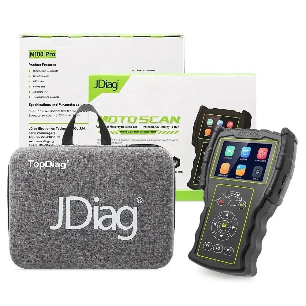 JDiag M100 Pro Pełny Tester diagnostyczny Motocykl