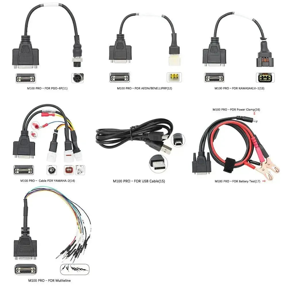 JDiag M100 Pro Pełny Tester diagnostyczny Motocykl