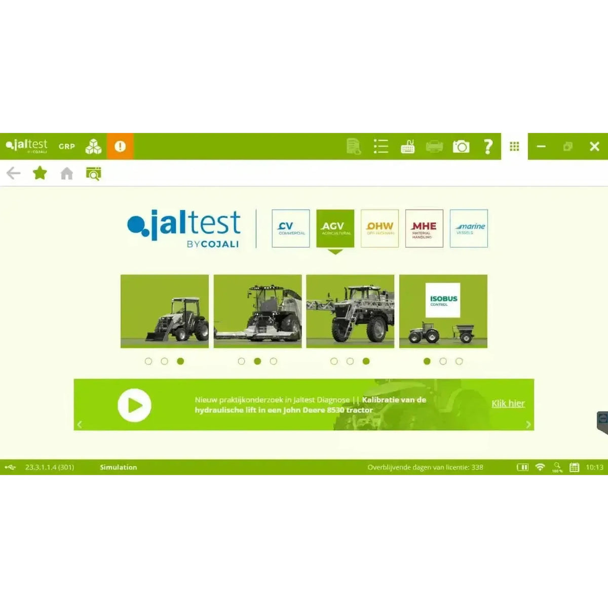 Jaltest AGV (Agricultural) Uitleesapparaat