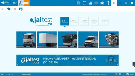 Jaltest CV (Commercial Vehicles) | Tester diagnostyczny