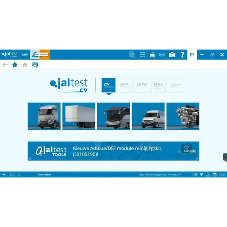 Urządzenie diagnostyczne Jaltest LCV (Light Commercial Vehicle)